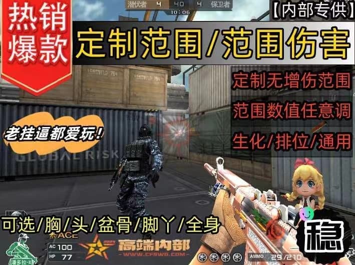 CF透視自瞄【三叶草】平民玩家稳定首选!